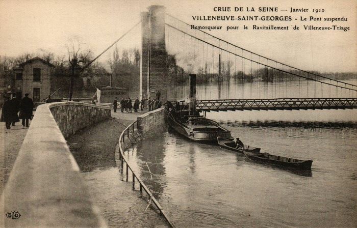 Pont suspendu 1910
