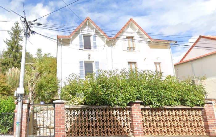 Rue de Bellevue N°72 et N°74 en 2020