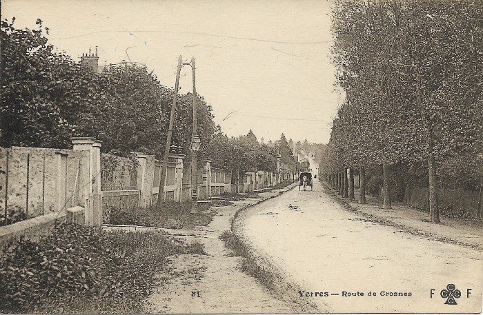 Route de Crosne 62 à 64 vers 1900
