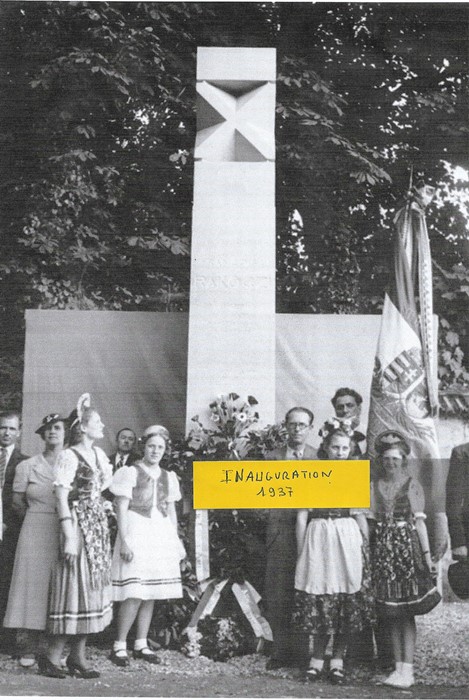 Inauguration monument 1937