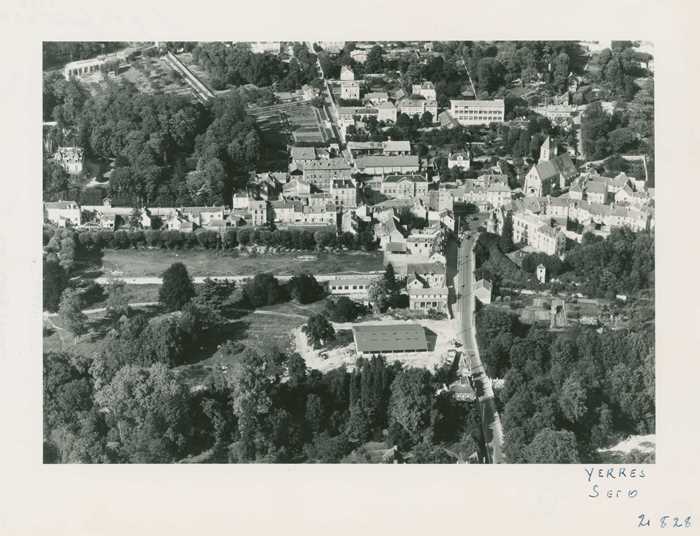 Yerres vue du ciel